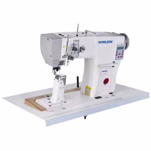 WORLDEN WD-1591-D4 Post bed Roller Foot Full Option Lockstitch Machine