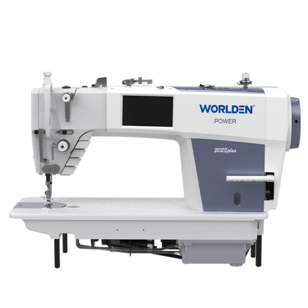 WORLDEN WD-2023plus | Stepper motor three-drive lockstich machine with  pattern stitch (sealed oil tank, double blade)