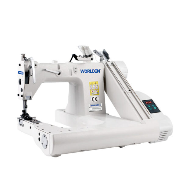 WORLDEN Direct Drive 2 Needle Feed Off the Arm Chainstitch Machine
