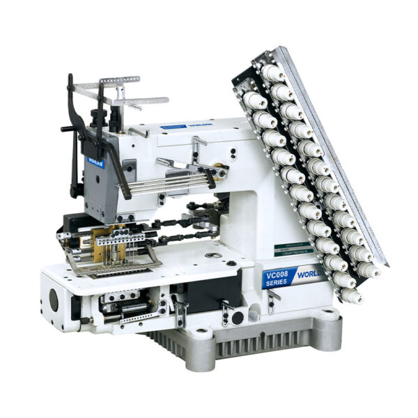 WORLDEN  12 needle Computerized  Electronic Automatic Bottom Elastic Shirring Smocking Sewing Machine