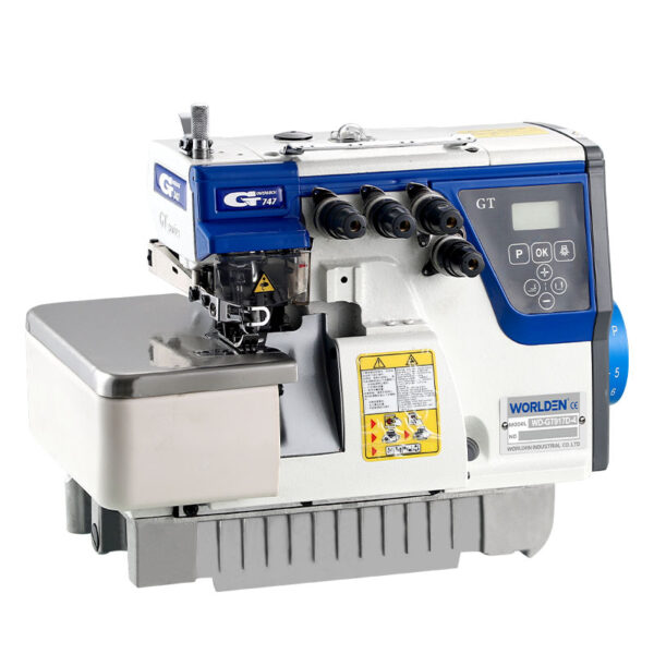 WORLDEN WD-GT917D-3 | Three Thread Overlock Machine with Integrated Display Panel (New Version)