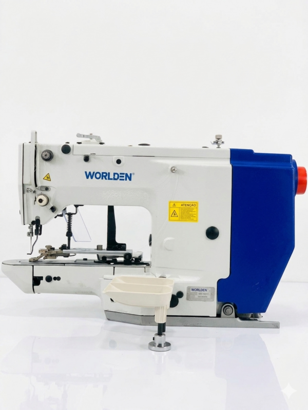 WORLDEN WD-1851D Direct Drive Button Attaching Machine with Auto Foot Lifter (Lock-stitch)