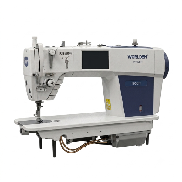 WORLDEN WD-1968N | Stepper Motor Computerized Lockstitch Industrial Sewing Machine with Pattern Stitch (Bird Nest Prevention)