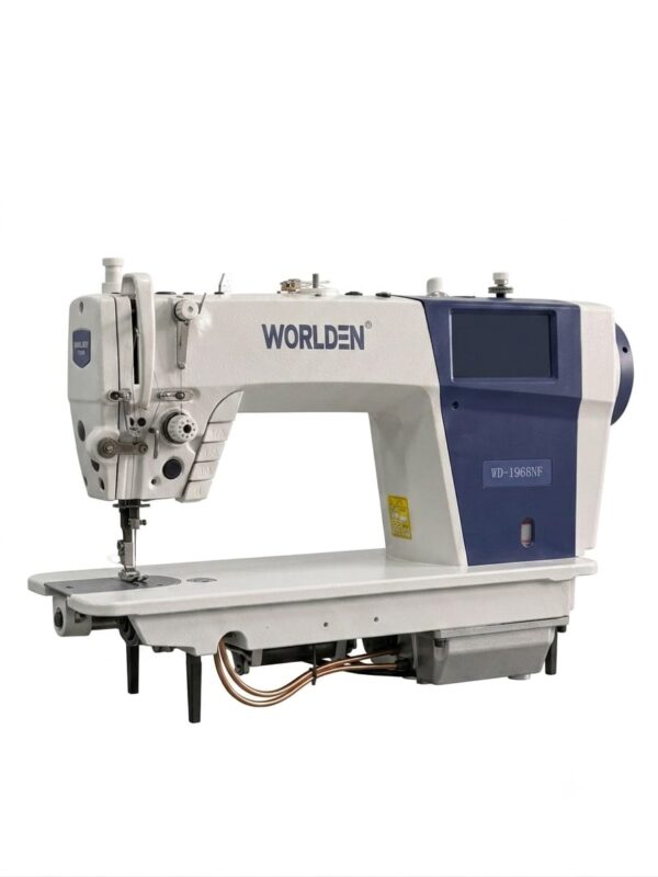 WORLDEN WD-1968NF | Computerized Needle Feed Lockstitch Sewing Machine with Pattern Stitch (Bird Nest Prevention)
