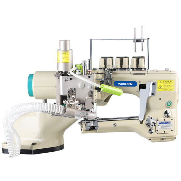 WORLDEN WD-62G-01MS/UT | Automatic 4 needles 6 threads Feed off arm, Flat Seam interlock machine